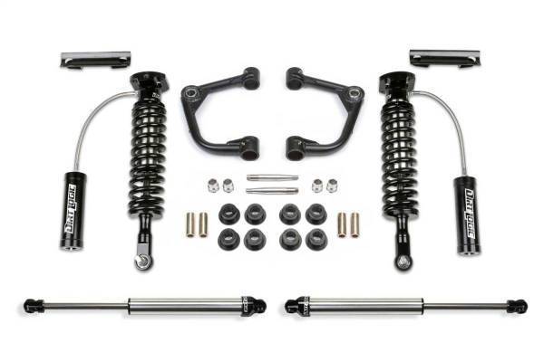 Fabtech - Fabtech Uniball UCA Lift System w/Shocks For 2 in. Lift w/Front 2.5 Resi Coilovers/Rear 2.25 Shocks - K2261DL