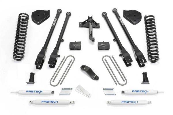 Fabtech - Fabtech 4 Link Lift System 6 in. Lift Incl. Coils And Performance Shocks - K2284