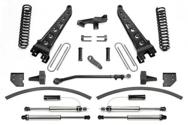 Fabtech - Fabtech Radius Arm Lift System 8 in. Lift Incl. Front Dirt Logic Resi 2.25 Shocks And Rear Dirt Logic 2.25 Shocks - K2297DL