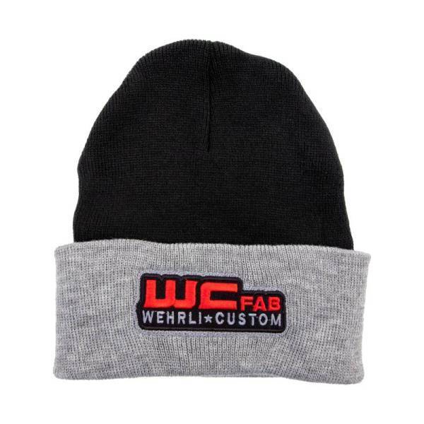 Wehrli Custom Fabrication - Wehrli Custom Fabrication Beanie Hat Black & Grey - WCFab - WCF100794