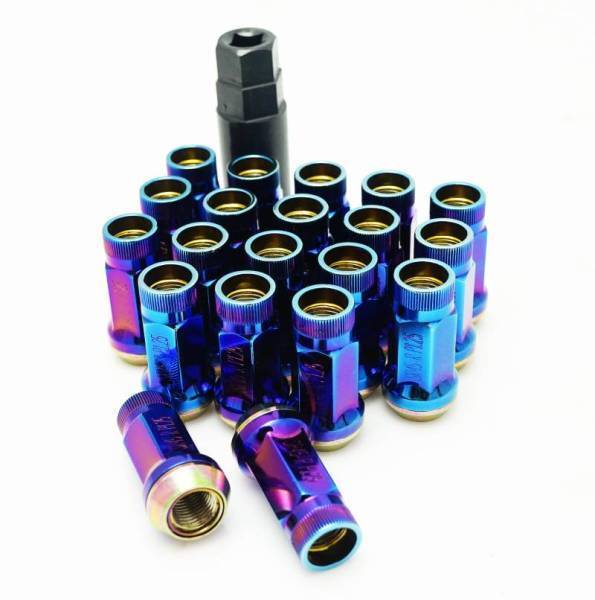 Wheel Mate - Wheel Mate Muteki SR45R Lug Nut Kit 12x1.25 - Burned Blue - 32935UN