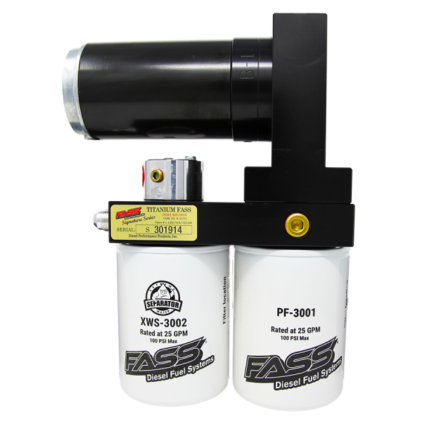 FASS Fuel Systems - FASS TSF18290F240G Titanium Signature Series Diesel Fuel System 290F 240GPH@65PSI Ford Powerstroke 2017-2021 - TSF18290F240G