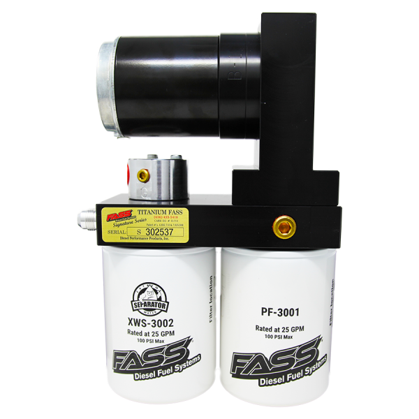 FASS Fuel Systems - FASS TSF17165G Titanium Signature Series Diesel Fuel System 165GPH@10PSI Ford Powerstroke 6.7L 2011-2016 - TSF17165G