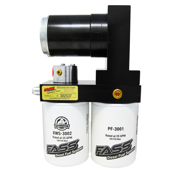 FASS Fuel Systems - FASS Titanium Signature Series Diesel Fuel System 165GPH Dodge Cummins 5.9L and 6.7L 2005-2018 and 2021 - TSD07165G