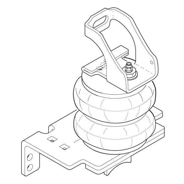 Firestone Ride-Rite - Firestone Ride-Rite F250/F350 2WD (05-07) Suspension Leveling Kit - 2398