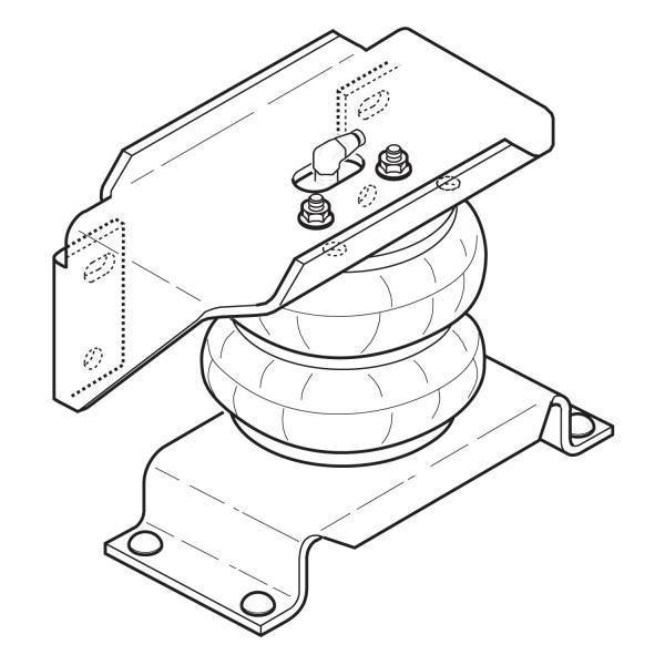 Firestone Ride-Rite - Firestone Ride-Rite SuspLoadLvlingKt Ford F550 Ram 4500 5500 - 2404