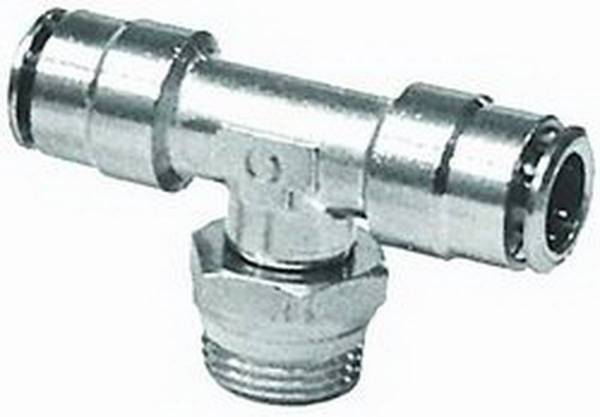 Firestone Ride-Rite - Firestone Ride-Rite AirLineFitting 1/4NPT Male Branch Tee Nickel 25 pack - 3273