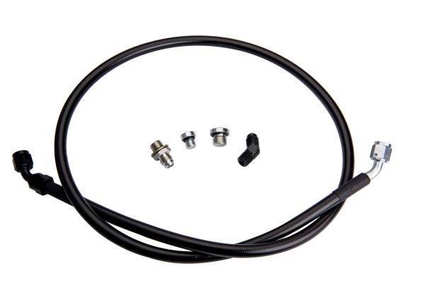 Fleece Performance - Fleece Performance Remote Turbo Oil Feed Line Kit for 2001-2016 Duramax with 1/4 NPT Turbo Oil Inlet (s300/s400) 2001-2016 GM 2500/3500 - FPE-DTFL-S3S4-0116