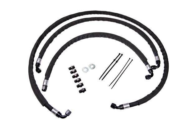 Fleece Performance - Fleece Performance 2017-2019 GM Duramax Heavy Duty Replacement Transmission Cooler Lines 2017-2019 GM 2500/3500 - FPE-TL-L5P-1719