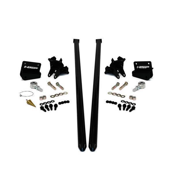 HSP Diesel - HSP Diesel 2011-2019 Chevrolet / GMC 70 inch Bolt On Traction Bars 4 inch Axle Diameter Silk Satin Black - 535-2-HSP-SB