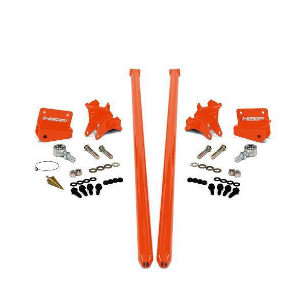 HSP Diesel - HSP Diesel 2011-2019 Chevrolet / GMC 70 inch Bolt On Traction Bars 4 inch Axle Diameter M&M Orange - 535-2-HSP-O