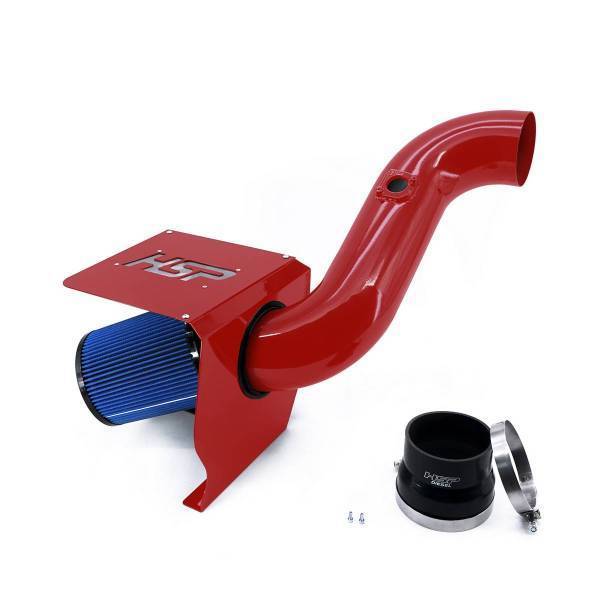 HSP Diesel - HSP Diesel 2011-2012 Chevrolet / GMC Cold Air Intake Flag Red - 502-1-HSP-BR