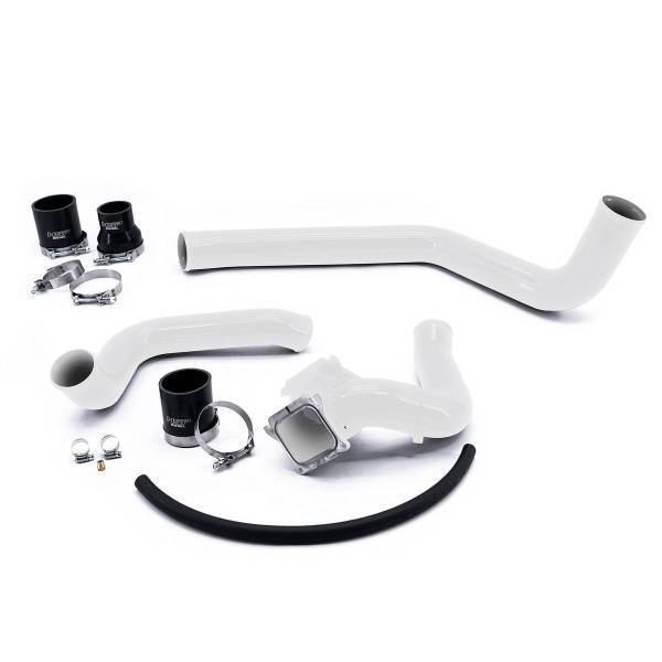 HSP Diesel - HSP Diesel 2004.5-2005 Chevrolet / GMC Intercooler Charge Pipe Bundle Polar White - 282-HSP-W