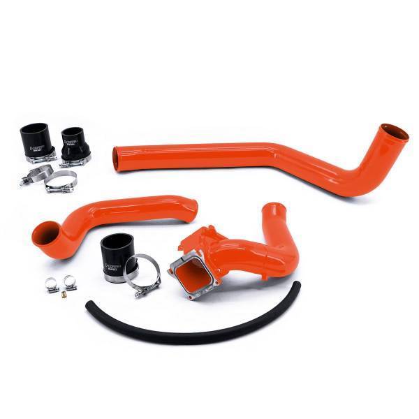 HSP Diesel - HSP Diesel 2004.5-2005 Chevrolet / GMC Intercooler Charge Pipe Bundle M&M Orange - 282-HSP-O