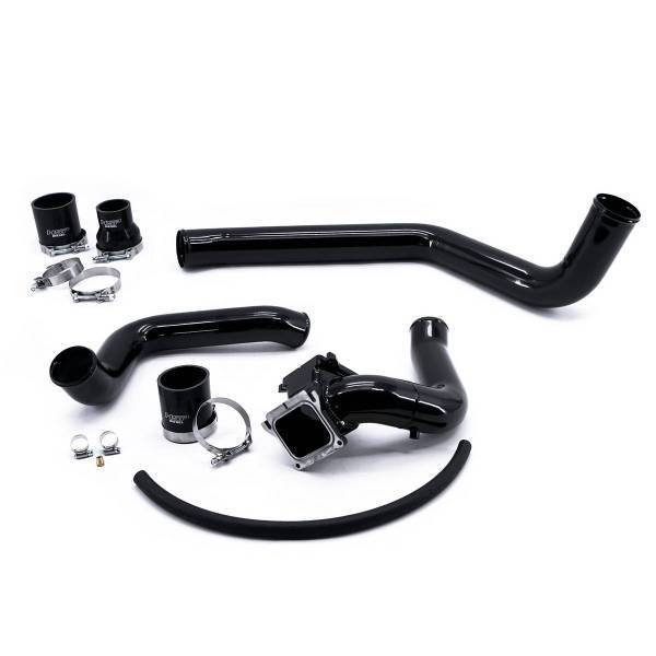 HSP Diesel - HSP Diesel 2004.5-2005 Chevrolet / GMC Intercooler Charge Pipe Bundle Ink Black - 282-HSP-GB