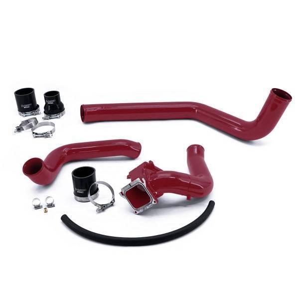 HSP Diesel - HSP Diesel 2004.5-2005 Chevrolet / GMC Intercooler Charge Pipe Bundle Illusion Cherry - 282-HSP-CR