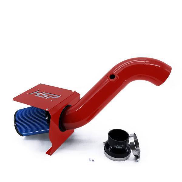 HSP Diesel - HSP Diesel 2001-2004 Chevrolet / GMC Cold Air Intake Flag Red - 102-HSP-BR