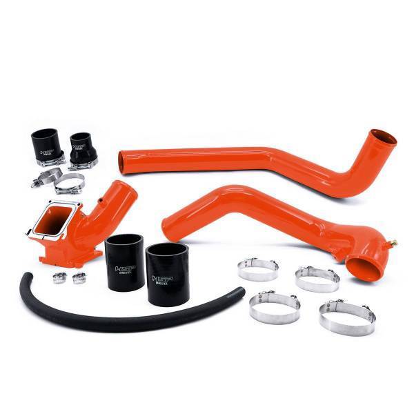 HSP Diesel - HSP Diesel 2006-2010 Chevrolet / GMC Intercooler Charge Pipe Bundle M&M Orange - 082-HSP-O