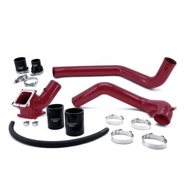 HSP Diesel - HSP Diesel 2006-2010 Chevrolet / GMC Intercooler Charge Pipe Bundle Illusion Cherry - 082-HSP-CR