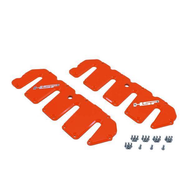 HSP Diesel - HSP Diesel 2004.5-2010 Chevrolet / GMC Billet Valve Covers M&M Orange - 046-HSP-O