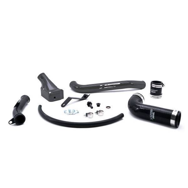 HSP Diesel - HSP Diesel 2006-2010 Chevrolet / GMC Billet Forward Facing Thermostat Housing Kit Kingsport Grey - 041-HSP-DG