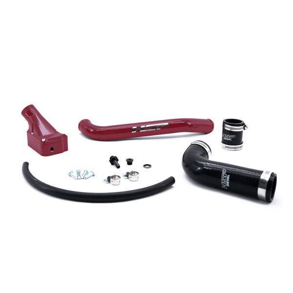 HSP Diesel - HSP Diesel 2001-2005 Chevrolet / GMC Billet Forward Facing Thermostat Housing Kit Illusion Cherry - 040-HSP-CR