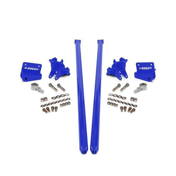HSP Diesel - HSP Diesel 2001-2010 Chevrolet / GMC 58 inch Bolt On Traction Bars 3.5 inch Axle Diameter Illusion Blueberry - 035-1-HSP-CB