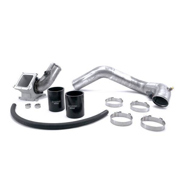 HSP Diesel - HSP Diesel 2006-2010 Chevrolet / GMC Max Flow Bridge and Cold Side Tube Behind Alt Raw - 004-HSP-RAW