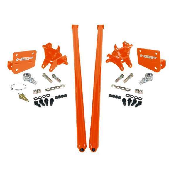 HSP Diesel - HSP Diesel HSP Traction Bars For 2017.5-2022 Ford Powerstroke 6.7 Liter F350 SRW Crew Cab Long Bed-M&M Orange - P-435-4-4-HSP-O