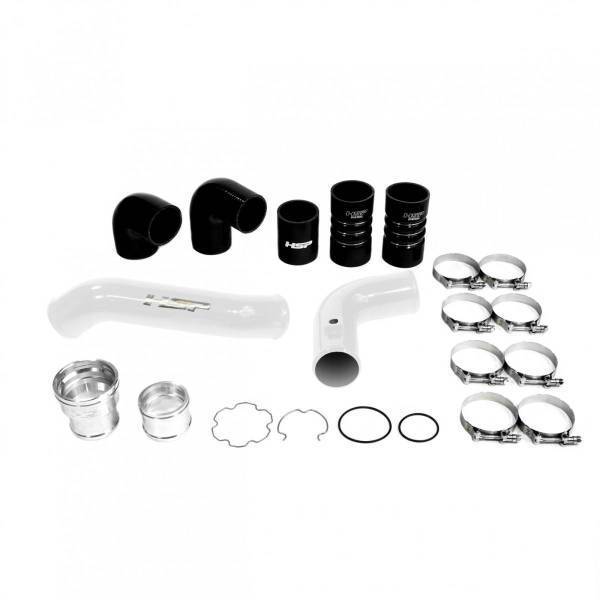 HSP Diesel - HSP Diesel HSP Intercooler Bundle Kit For 2011-2022 Ford Powerstroke F250/350 6.7 Liter-Polar White - P-492-HSP-W