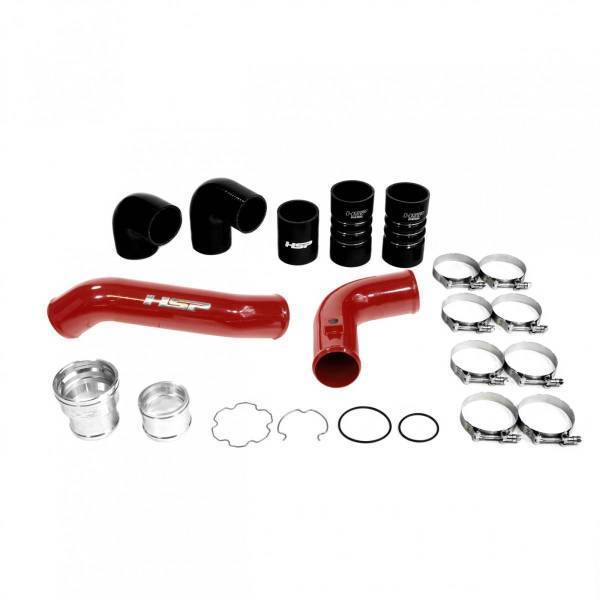 HSP Diesel - HSP Diesel HSP Intercooler Bundle Kit For 2011-2022 Ford Powerstroke F250/350 6.7 Liter-Flag Red - P-492-HSP-BR