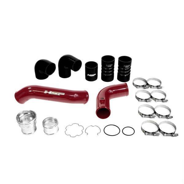 HSP Diesel - HSP Diesel HSP Intercooler Bundle Kit For 2011-2022 Ford Powerstroke F250/350 6.7 Liter-Illusion Cherry - P-492-HSP-CR