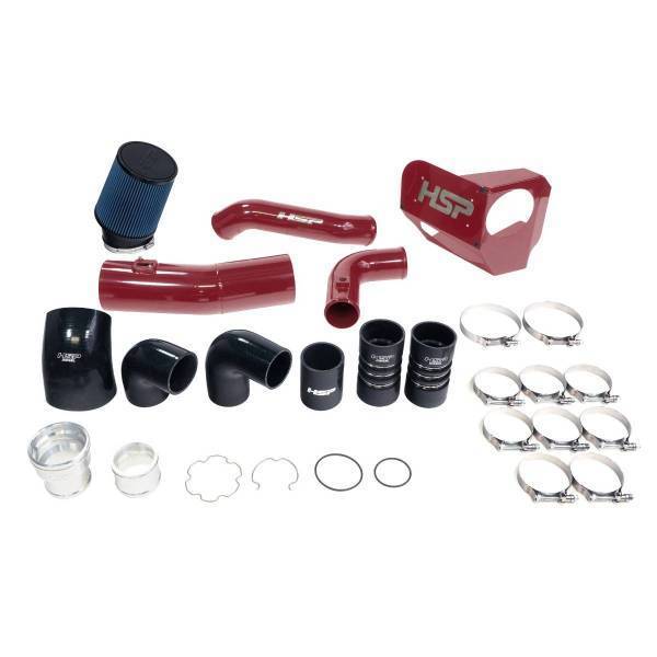 HSP Diesel - HSP Diesel HSP Intake And Intercooler Bundle Kit For 2020-2022 Ford Powerstroke F250/350 6.7 Liter-Illusion Cherry - P-493-3-HSP-CR