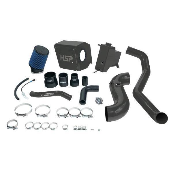 HSP Diesel - HSP Diesel HSP Deluxe No Bridge/Cold Side Bundle Kit For 2013-2014 Silverado/Sierra 2500/3500 Kingsport Grey - D-594-2-DG