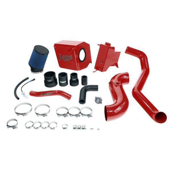 HSP Diesel - HSP Diesel HSP Deluxe No Bridge/Cold Side Bundle Kit For 2013-2014 Silverado/Sierra 2500/3500-Flag Red - D-594-2-HSP-BR