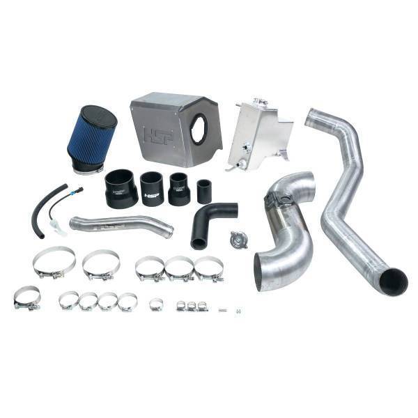 HSP Diesel - HSP Diesel HSP Deluxe No Bridge/Cold Side Bundle Kit For 2013-2014 Silverado/Sierra 2500/3500-RAW - D-594-2-HSP-RAW