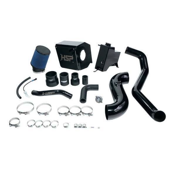 HSP Diesel - HSP Diesel HSP Deluxe No Bridge/Cold Side Bundle Kit For 2011-2012 Silverado/Sierra 2500/3500-Ink Black - D-594-1-HSP-GB