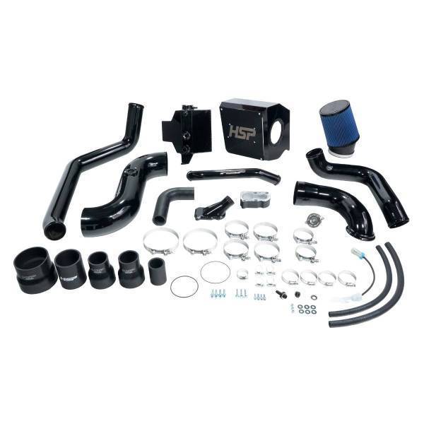 HSP Diesel - HSP Diesel HSP Deluxe No Bridge/ With Cold Side Bundle Kit For 2004.5-2005 Silverado/Sierra 2500/3500-Ink Black - D-294-HSP-GB