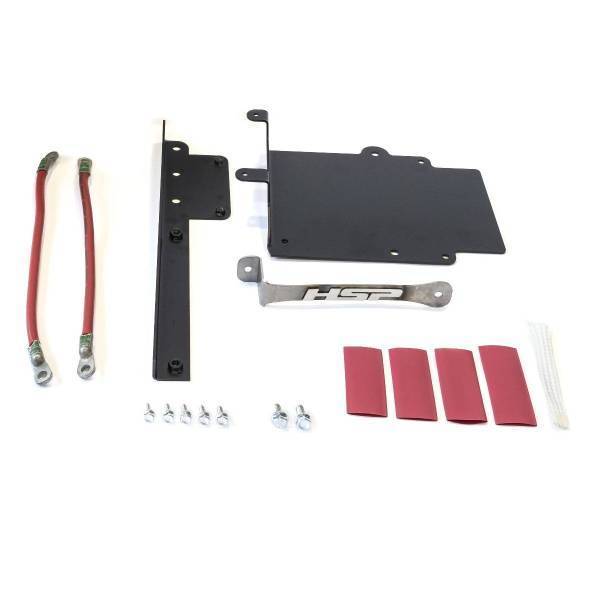 HSP Diesel - HSP Diesel HSP Battery Relocation Kit For 2017-2019 Ford Powerstroke F250/350 6.7L-Raw - HSP-P-425-2-HSP-Raw