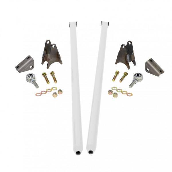 HSP Diesel - HSP Diesel 80 Inch Universal Traction Bars For Offset Leafspring 4 Inch Axle-Polar White - HSP-U-035-1-4-HSP-W