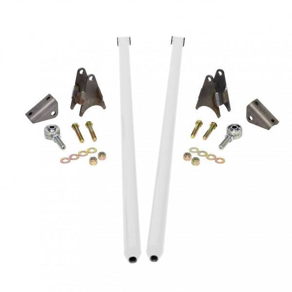 HSP Diesel - HSP Diesel 75 Inch Universal Traction Bars For Offset Leafspring 4 Inch Axle-Polar White - HSP-U-035-1-3-HSP-W