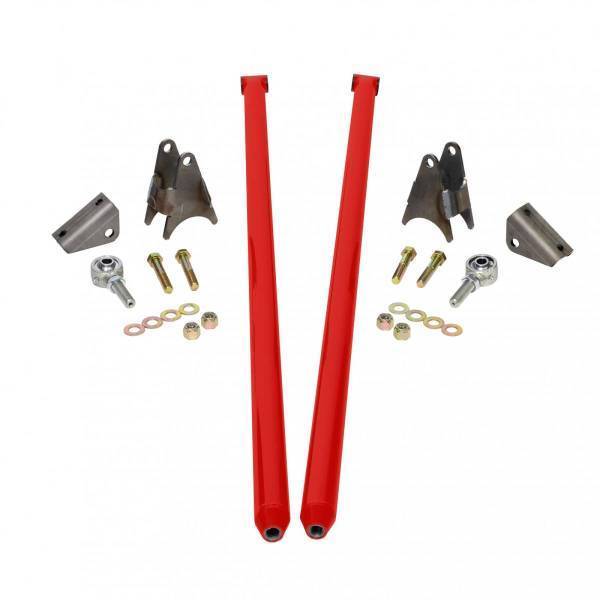 HSP Diesel - HSP Diesel 70 Inch Universal Traction Bars For Offset Leafspring 4 Inch Axle-Flag Red - HSP-U-035-1-2-HSP-BR