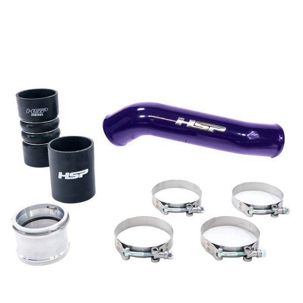 HSP Diesel - HSP Diesel Replacement Hot Side Tube For 2011-2022 Ford Powerstroke F250/350 6.7L-Illusion Purple - HSP-P-400-HSP-CP