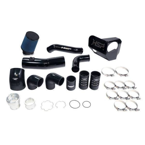 HSP Diesel - HSP Diesel Intake And Intercooler Bundle Kit For 2020-2022 Ford Powerstroke F250/350 6.7L-Ink Black - HSP-P-493-3-HSP-GB