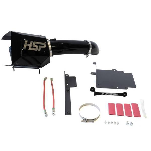 HSP Diesel - HSP Diesel Cold Air Intake For 2017-2019 Ford Powerstroke F250/350 6.7L -Silk Satin Black - HSP-P-402-2-SB