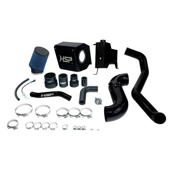 HSP Diesel - HSP Diesel Deluxe No Bridge/Cold Side Bundle Kit For 2015-2016 Chevrolet/GMC-Silk Satin Black - HSP-D-594-3-HSP-SB