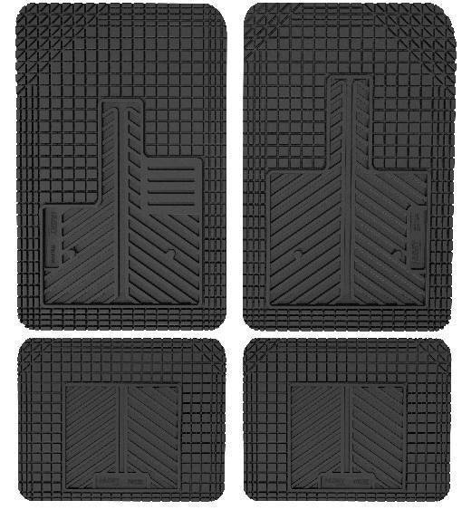 Husky Liners - Husky Liners Uni-Fit Floor Mats - Front and Rear Floor Mats - 51502