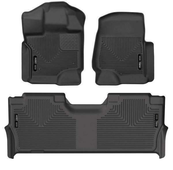 Husky Liners - Husky Liners X-act Contour - Front & 2nd Seat Floor Liners - 53468