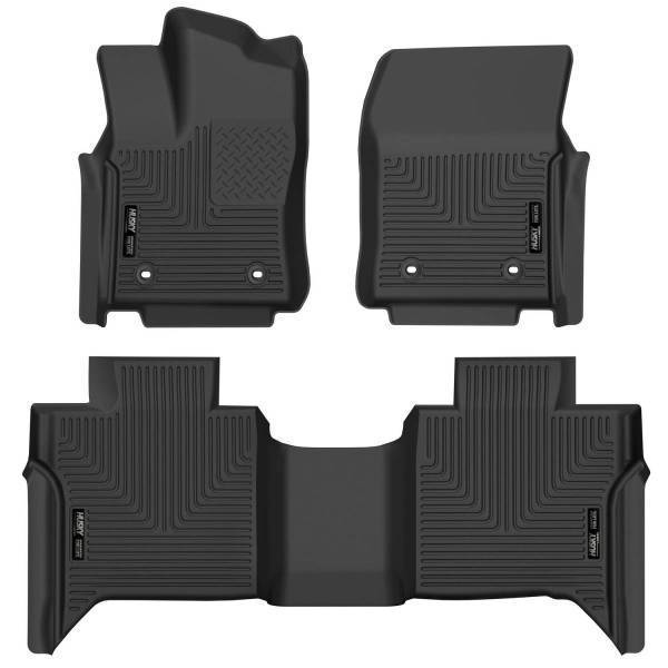 Husky Liners - Husky Liners X-act Contour - Front & 2nd Seat Floor Liners - 53798