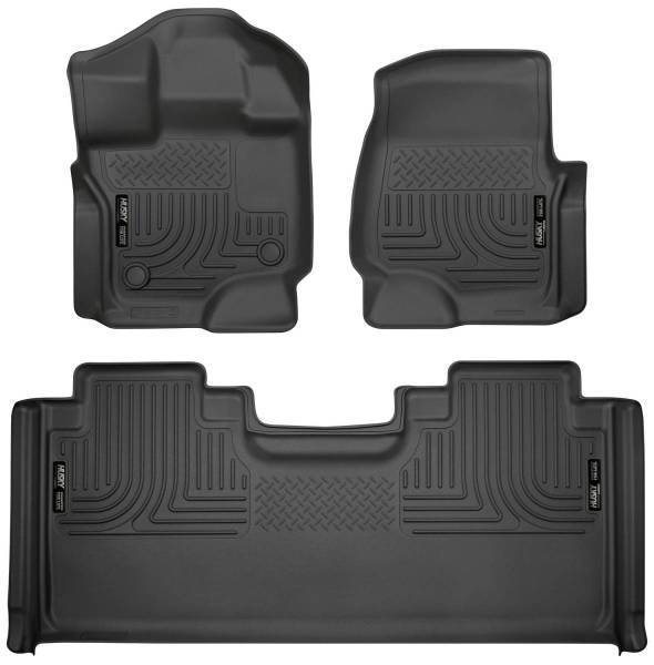 Husky Liners - Husky Liners Weatherbeater - Front & 2nd Seat Floor Liners - 94051
